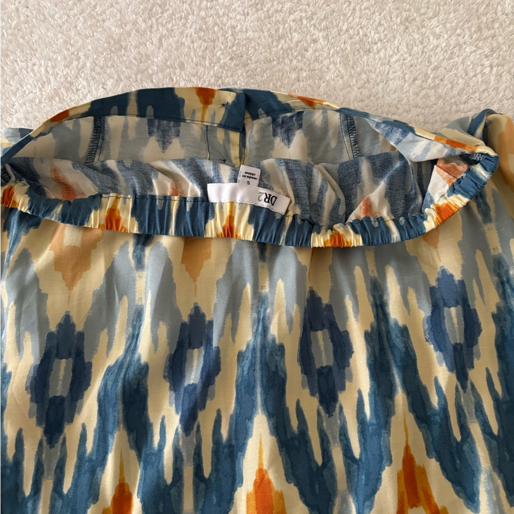 DR2 Multicolor Geometric Midi Skirt Size Small - Picture 8 of 11